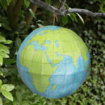 Large Paper Globe Regarding Free Printable 3D Globe Template
