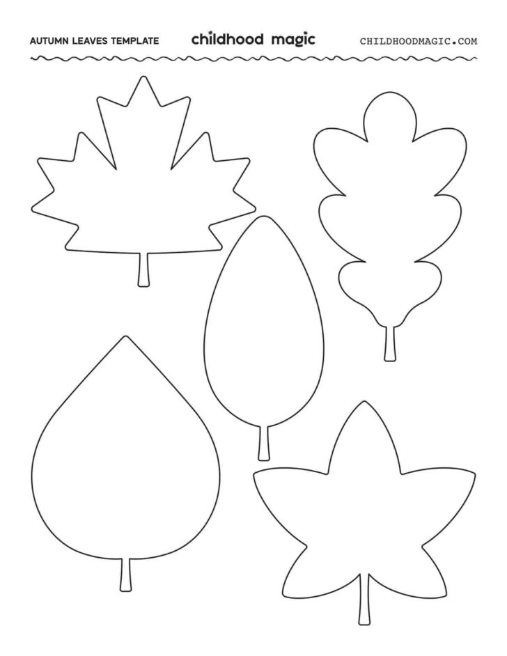 Free Printable Fall Leaf Template