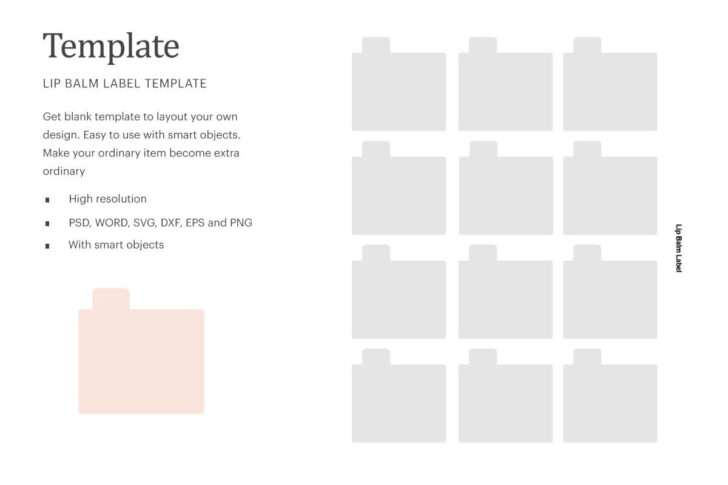 Free Printable Chapstick Label Template