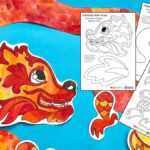 Lunar New Year Dragon Craft | Learning Resources Uk Intended For Free Printable Chinese Dragon Template