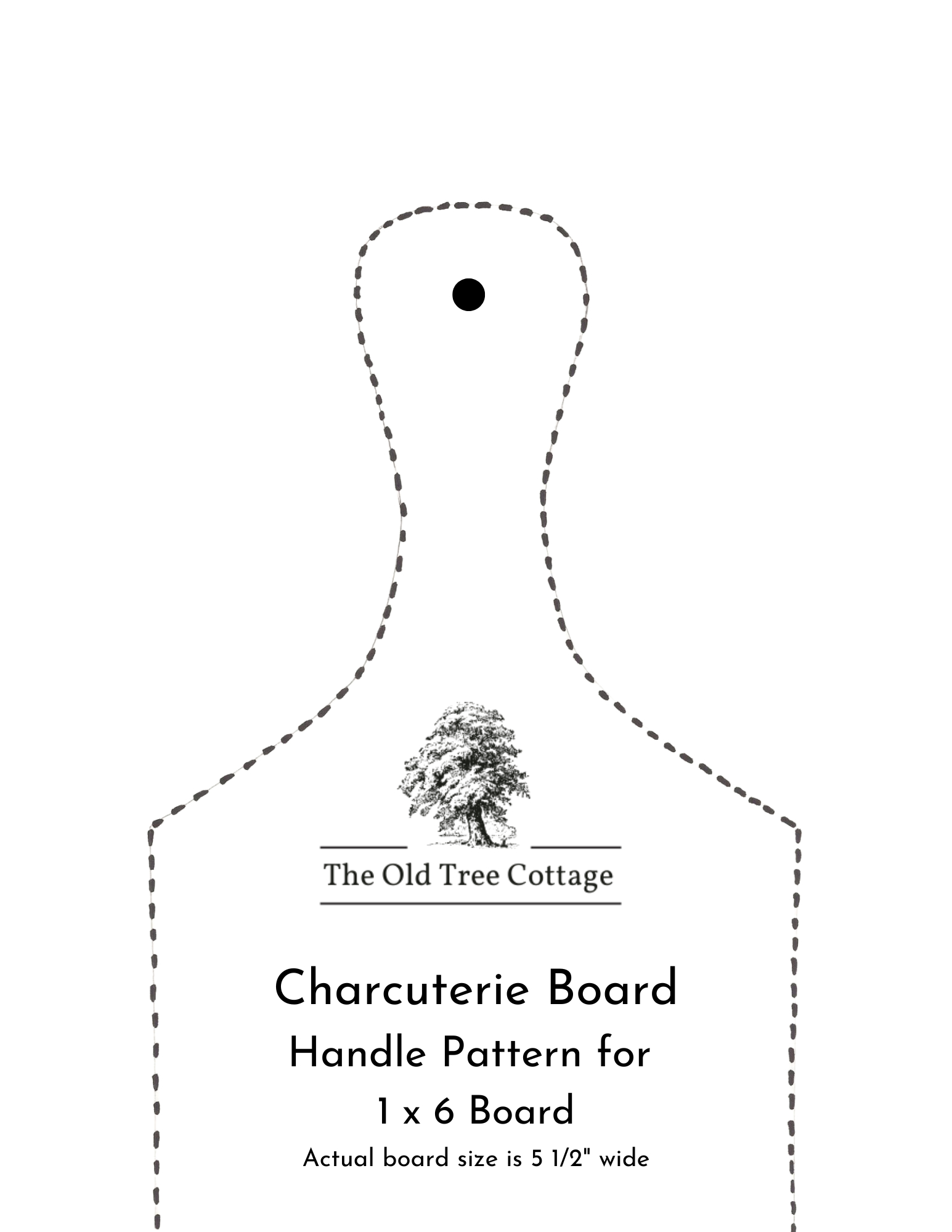 Make A Charcuterie Board With Cheap Wood - The Old Tree Cottage in Free Printable Charcuterie Board Handle Template