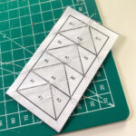 Mini Flying Geese Free Foundation Paper Piecing Pattern & Tutorial With Free Printable Flying Geese Template