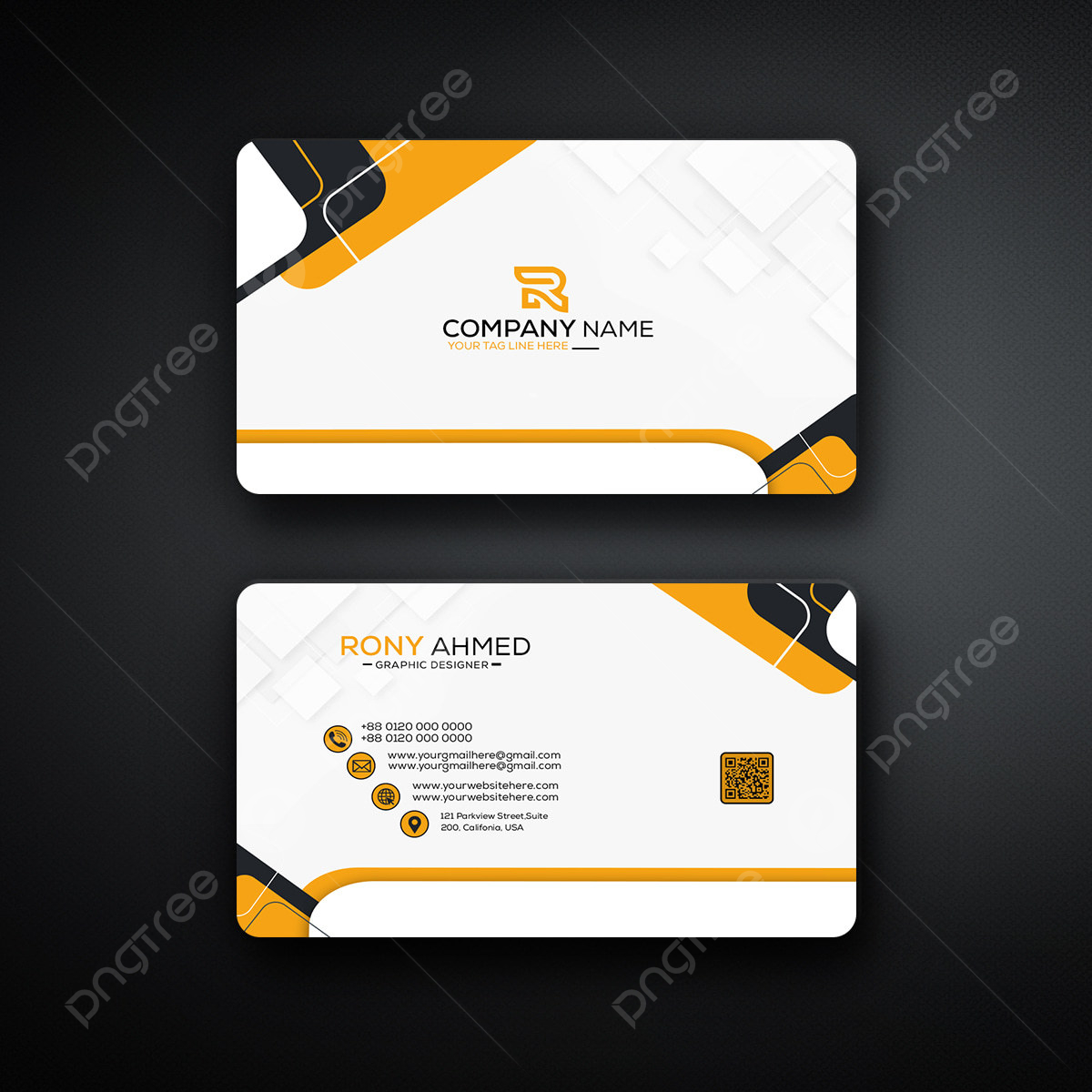 Modern Business Cards Templates Free Download Template Download On with Free Printable Business Card Template Download