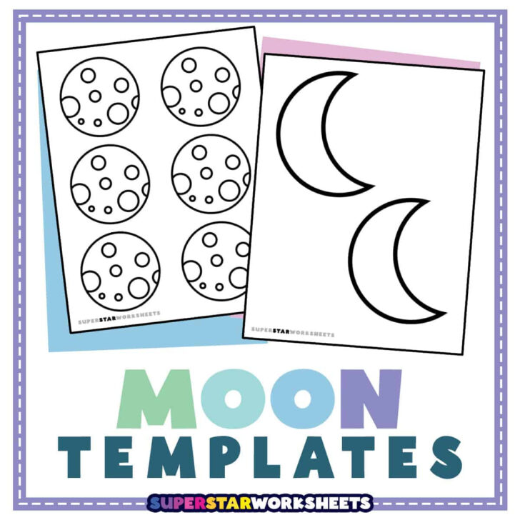 Free Printable Full Moon Template