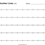 Number Lines (Integers, Decimals, Blank, Missing Numbers) – Free With Regard To Free Printable Blank Number Line Template