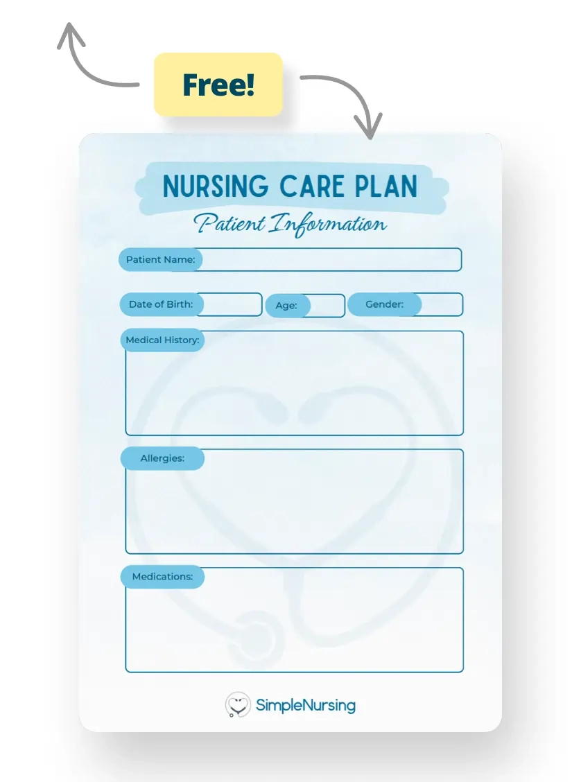 Nursing Care Plan Template With Printable Pdf inside Free Printable Care Plan Template