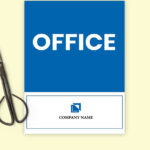 Office Door Sign Template In Word, Psd, Pdf, Illustrator Pertaining To Free Printable Door Name Plate Template