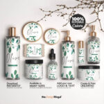 Olive Collection   Diy Editable Cosmetic Label Templates + Free With Regard To Free Printable Cosmetic Label Design Template