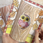 Owl 3D Coloring Page Craft With Free Printable 3D Owl Template