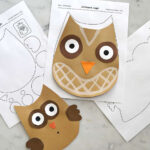 Owl Template   Childhood Magic In Free Printable 3D Owl Template