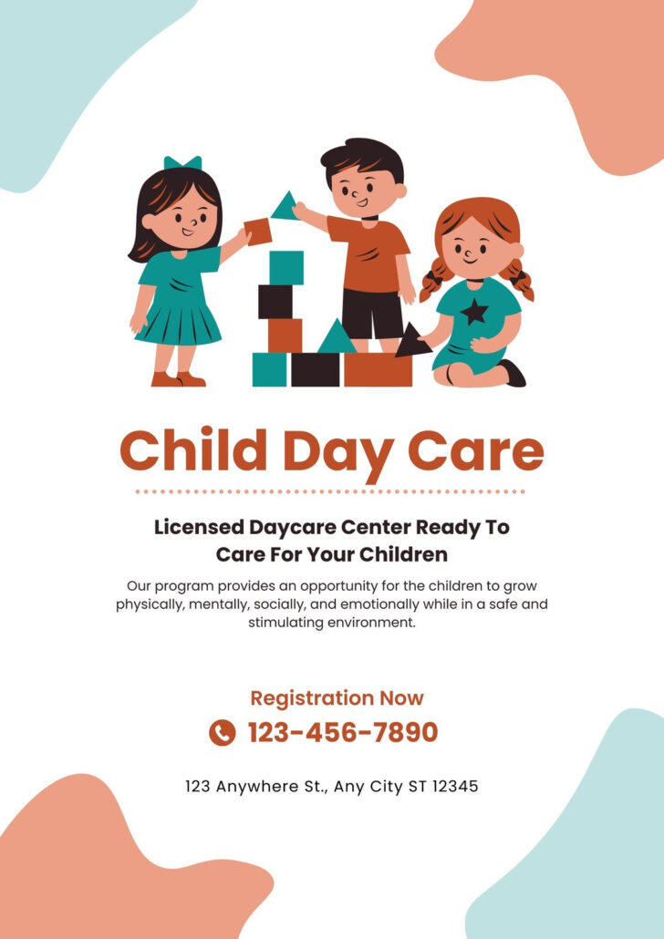 Free Printable Daycare Flyer Template