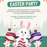 Page 2   Free Printable Easter Egg Hunt Flyer Templates | Canva For Free Printable Easter Egg Hunt Flyer Template