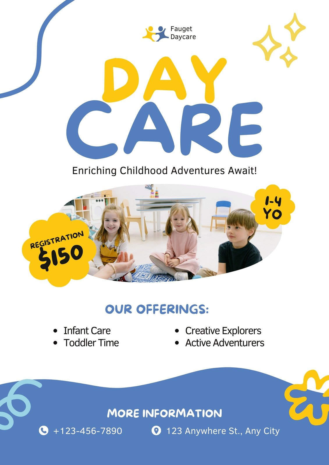 Page 7 - Free And Customizable Daycare Templates with Free Printable Daycare Flyer Template