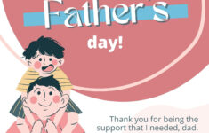 Page 7 – Free, Printable Father'S Day Card Templates To inside Free Printable Father'S Day Template