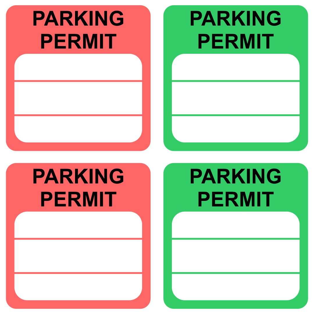 Parking Permit Template - 10 Free Pdf Printables | Printablee pertaining to Free Printable Fill In Parking Parking Permit Template