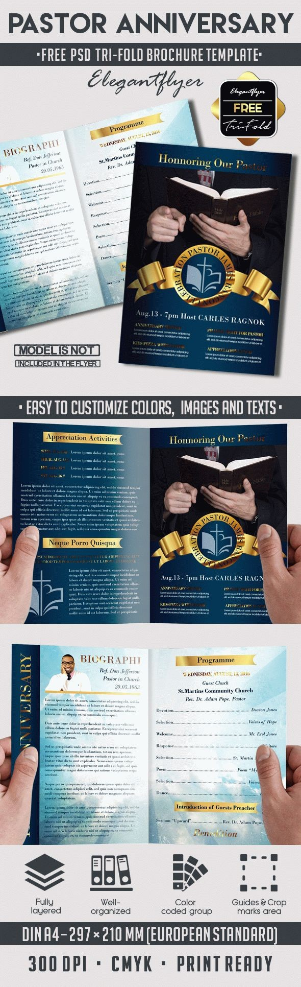 Free Printable Church Anniversary Program Template