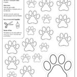 Paw Print Templates   Tim'S Printables Throughout Free Printable Dog Paw Print Template