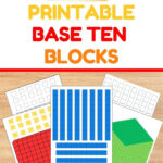 Perfect Printable Base Ten Blocks: Up To Thousands!   The Simple With Regard To Free Printable Base Ten Blocks Template