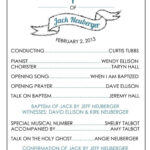 Pin Page In Free Printable Baptism Program Template