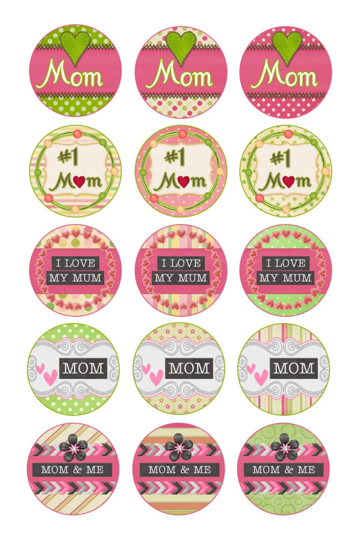 Free Printable Bottle Cap Template