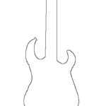 Pin Page Pertaining To Free Printable Electric Guitar Template