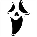 Pin Page Throughout Free Printable Ghost Face Template