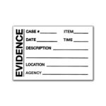 Pin Page With Free Printable Evidence Label Template
