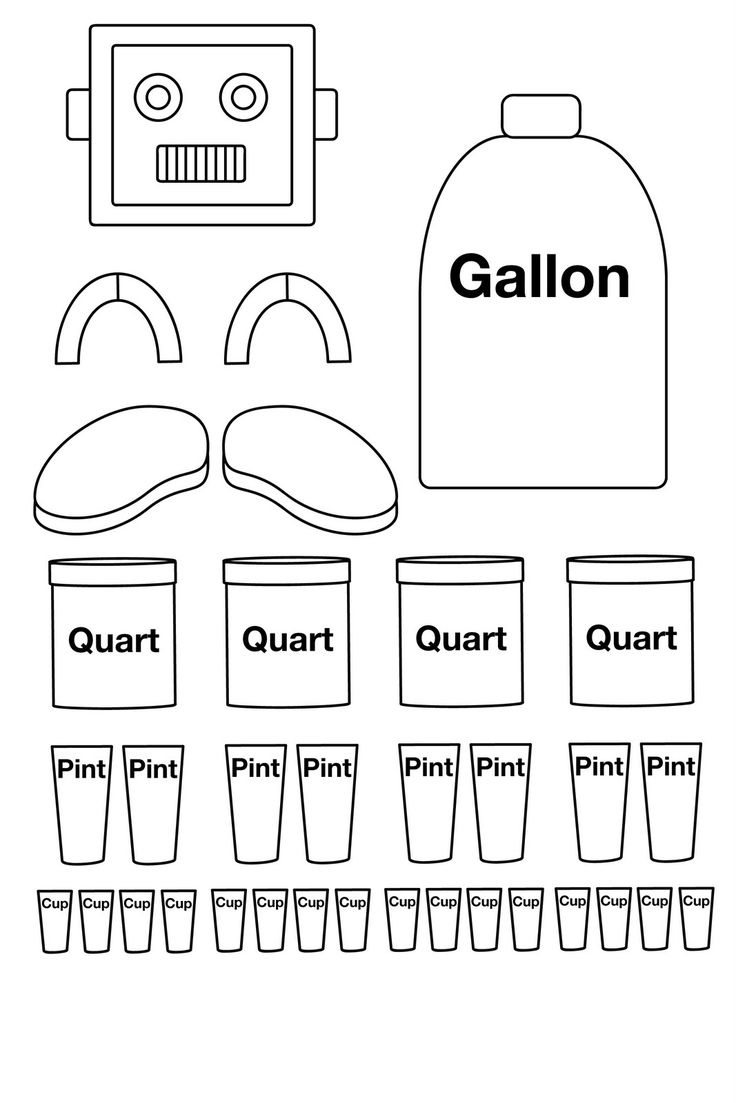 Pin Page within Free Printable Gallon Man Template