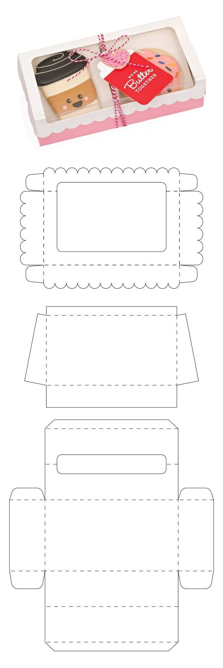 Pinworld Of Designs On Designs Of Templates Of &amp;quot;Boxes&amp;quot; | Diy within Free Printable Cookie Box Template