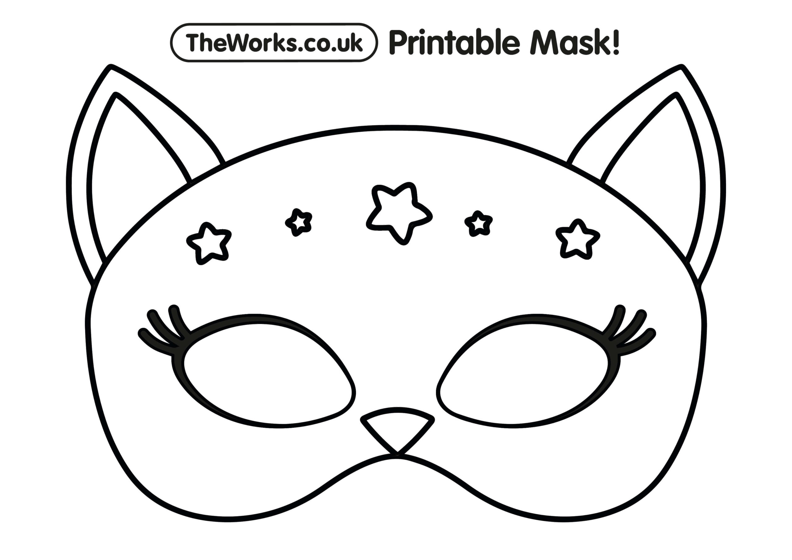 Print At Home Animal Masks | The Works pertaining to Free Printable Animal Masks Template