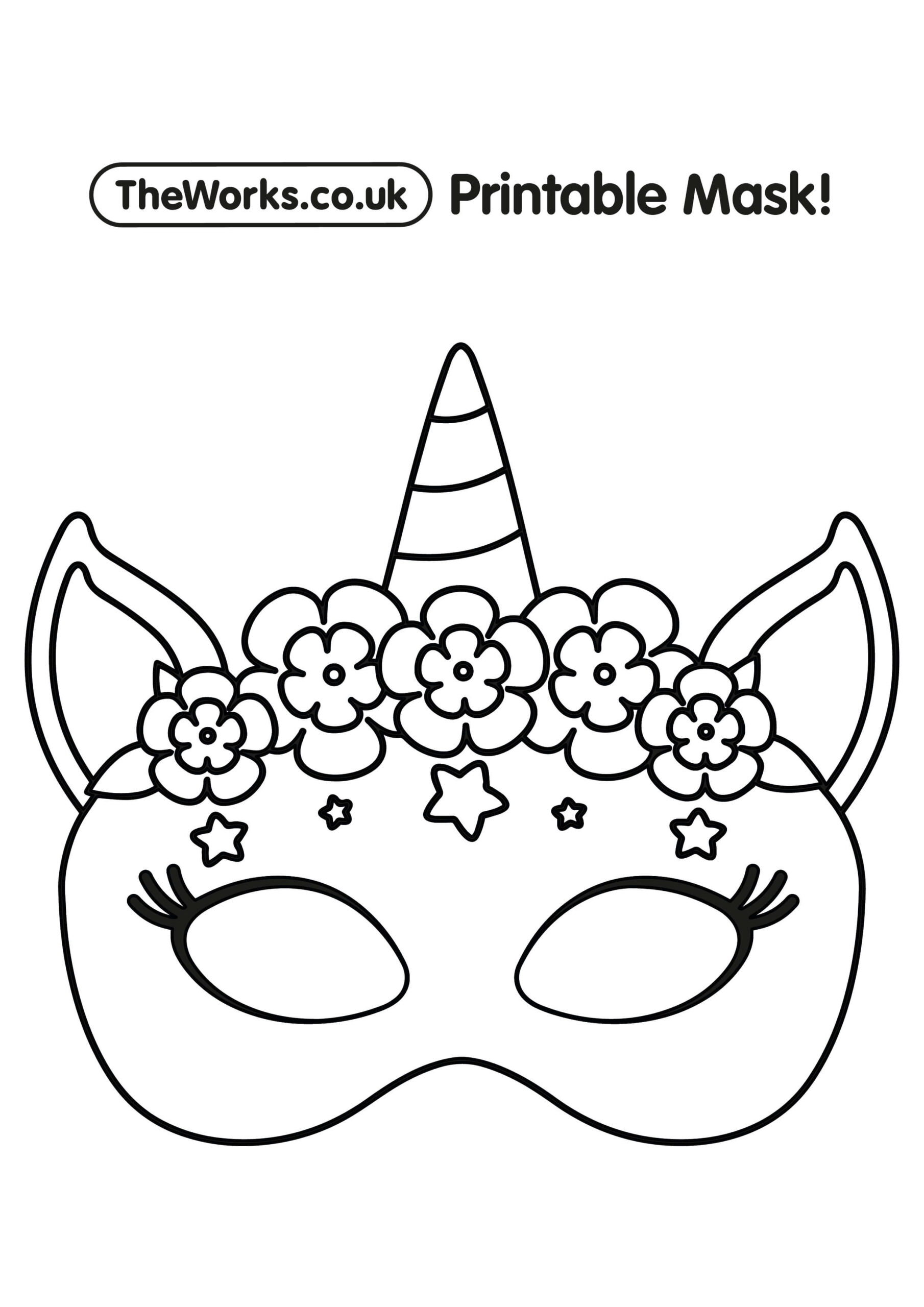 Print At Home Animal Masks | The Works within Free Printable Animal Masks Template