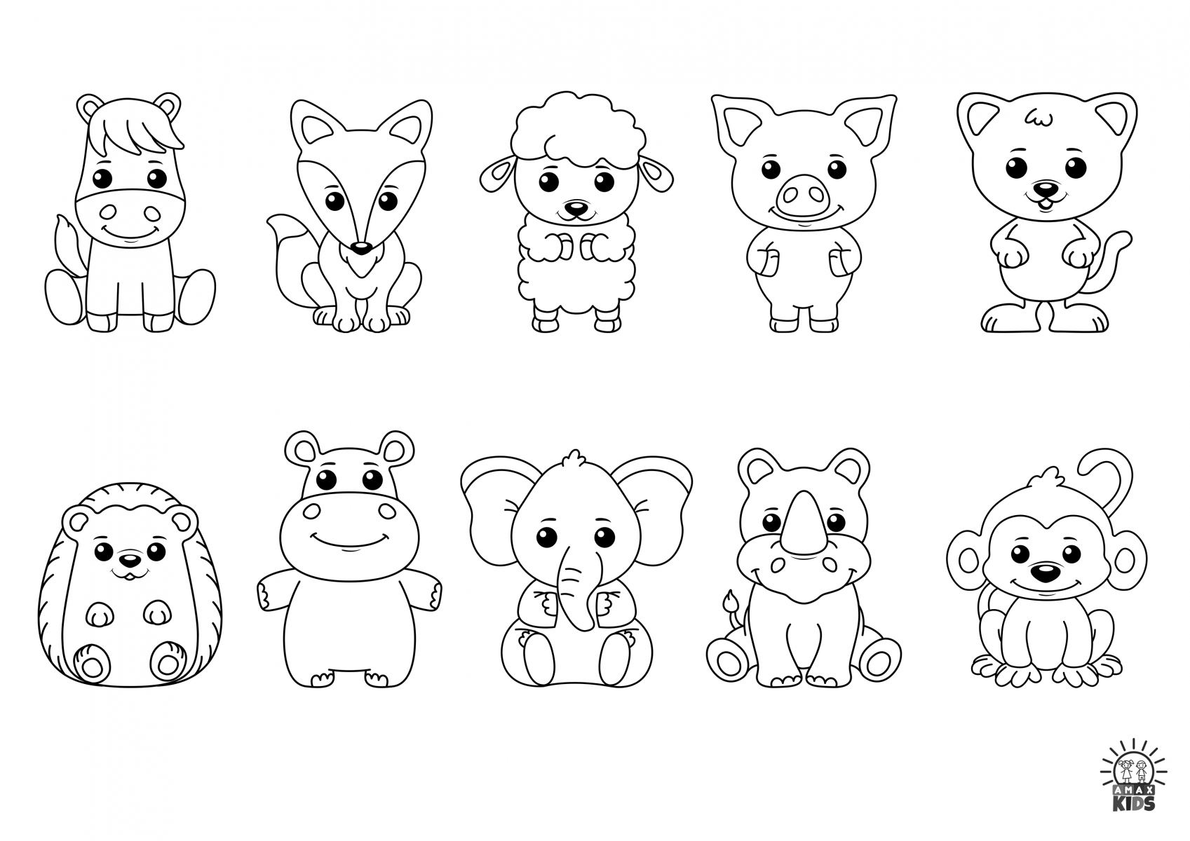 Printable Animal Paper Finger Puppets | Amax Kids regarding Free Printable Finger Puppet Template