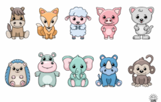 Printable Animal Paper Finger Puppets | Amax Kids throughout Free Printable Animal Puppet Template