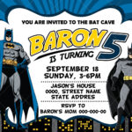 Printable Batman Birthday Invitation Templates | Batman Pertaining To Free Printable Batman Invitation Template