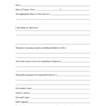 Printable Behavior Contracts Charts   Fill Online, Printable With Regard To Free Printable Behavior Contract Template