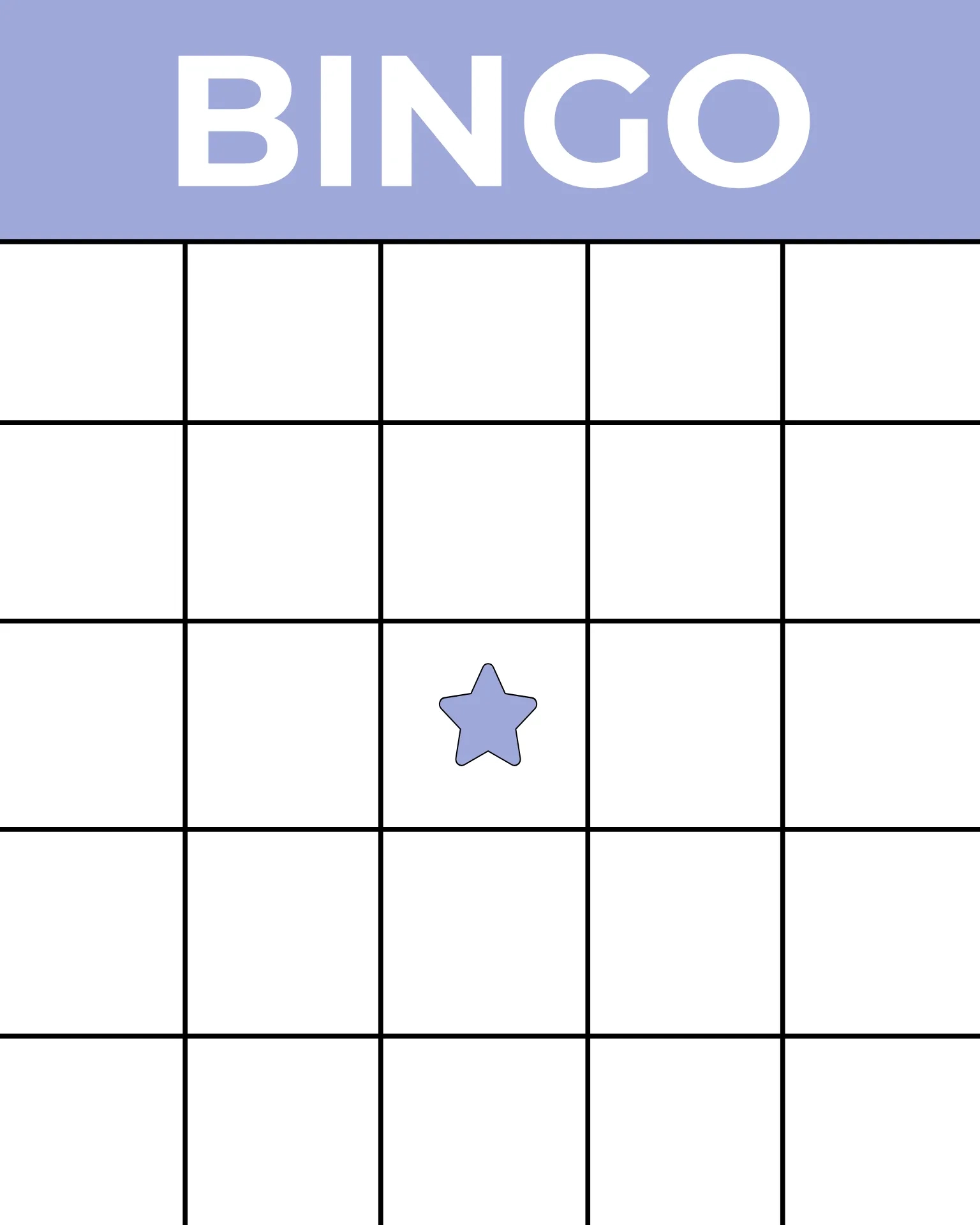 Printable Bingo Card Template — Kapwing pertaining to Free Printable Bingo Template Blank