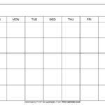 Printable Blank Calendar Templates   Wiki Calendar Intended For Free Printable Calendar Template No Download