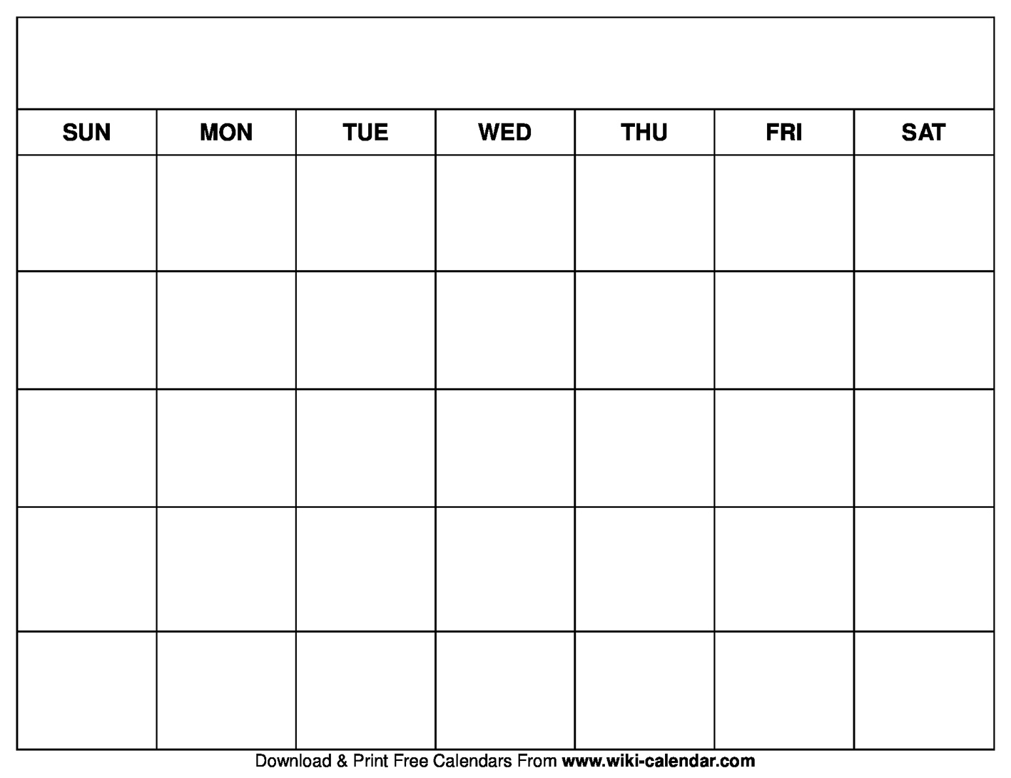 Printable Blank Calendar Templates - Wiki Calendar with regard to Free Printable Calendar Template