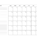 Printable Blank Calendar Templates   World Of Printables For Free Printable Calendar Template No Download