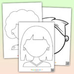 Printable Blank Faces Template And Coloring Pages For Kids For Free Printable Child Face Template