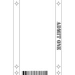 Printable Blank Ticket Design Templates Pdf Throughout Free Printable Blank Ticket Template