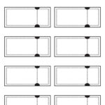 Printable Blank Ticket Design Templates Pdf | Ticket, Design, Free With Regard To Free Printable Blank Raffle Ticket Template