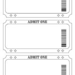 Printable Blank Ticket Design Templates With Regard To Free Printable Blank Ticket Template