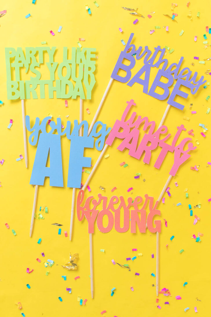 Free Printable Cake Topper Template