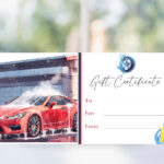 Printable Car Wash Gift Certificate Voucher Template, Editable Car Intended For Free Printable Car Wash Gift Certificate Template