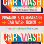 Printable Car Wash Tickets   Free Printables Online Throughout Free Printable Car Wash Ticket Template