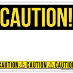 Printable Caution Sign (Free Pdf Downloads)   Simply Love Coloring In Free Printable Caution Sign Template