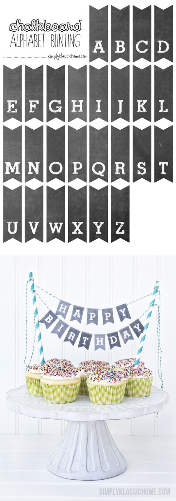 Free Printable Cake Banner Template