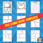 Printable Comic Strip Template: A Free Resource For All Ages Inside Free Printable Comic Book Template