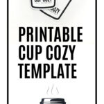 Printable Cup Cozy Template. Diy Cozy Display And Packaging Throughout Free Printable Coffee Cozy Template